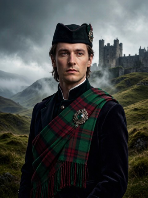 Scottish Highland AI portrait example