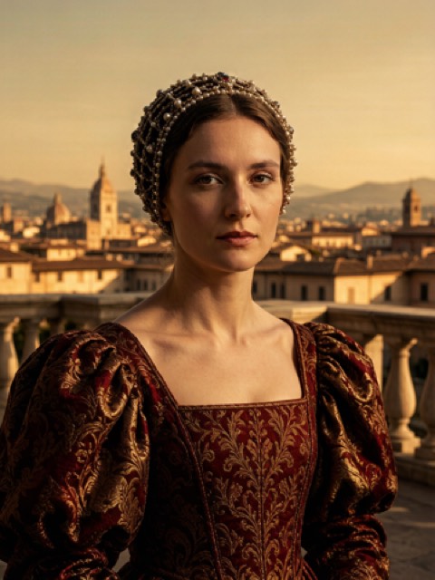 Florentine Medici AI portrait example