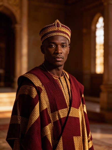 Yoruba Royal AI portrait example