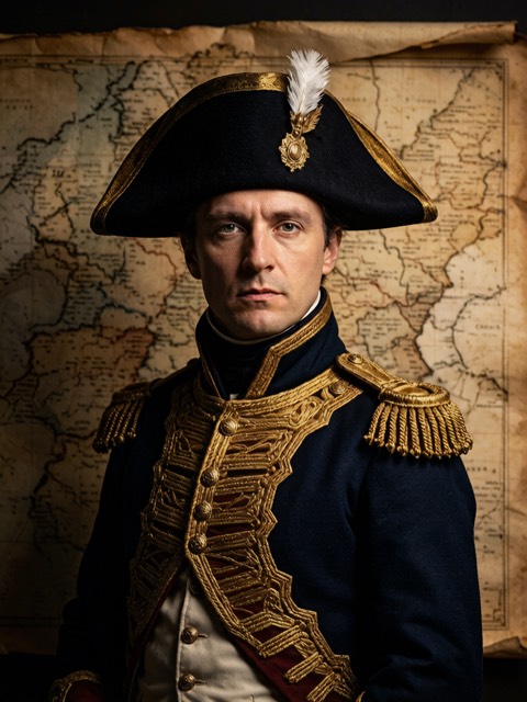Napoleonic Officer AI portrait example