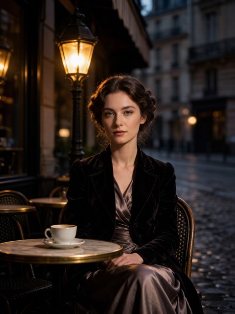 Belle Epoque Parisian AI portrait example