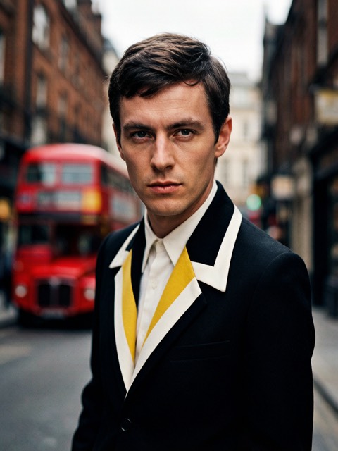 1960s Mod London AI portrait example