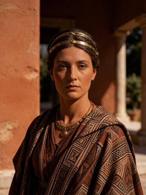 Etruscan Aristocrat AI portrait example
