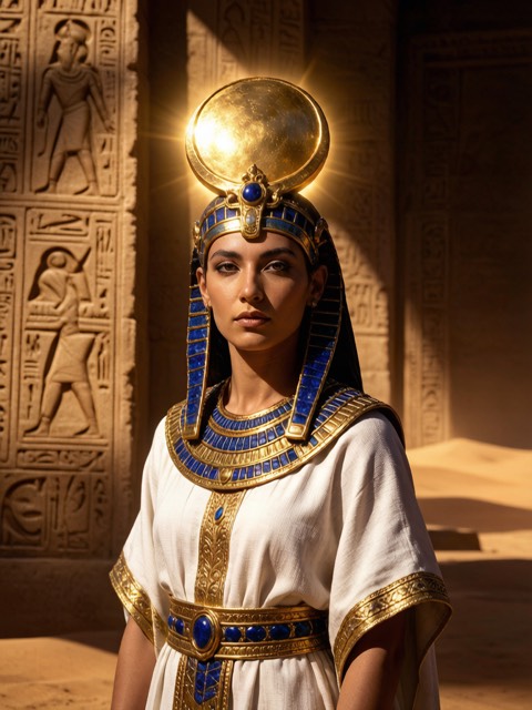 Egyptian Deity Portrait AI portrait example